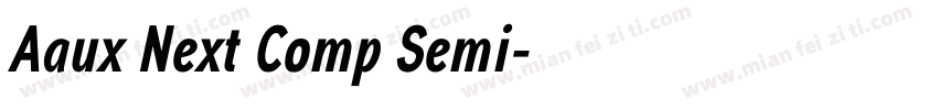 Aaux Next Comp Semi字体转换